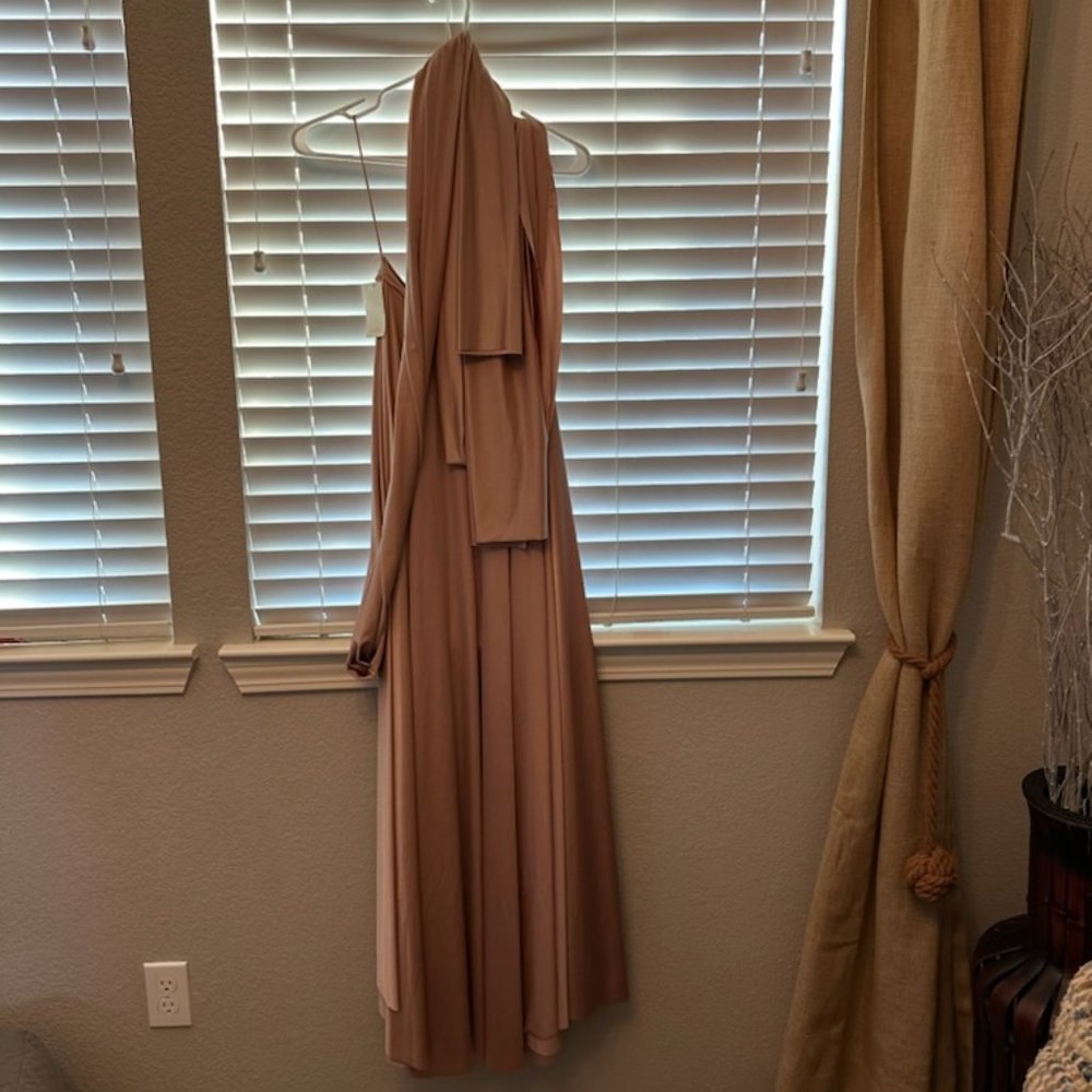 Two Birds Rose Water Bridesmaid Gown
